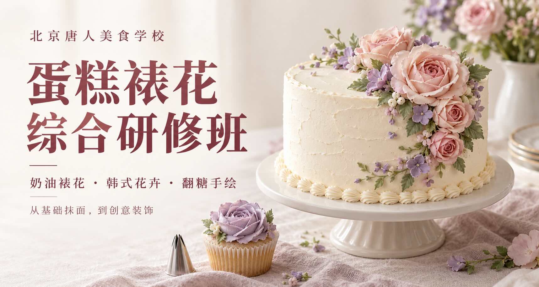 蛋糕裱花综合研修班
