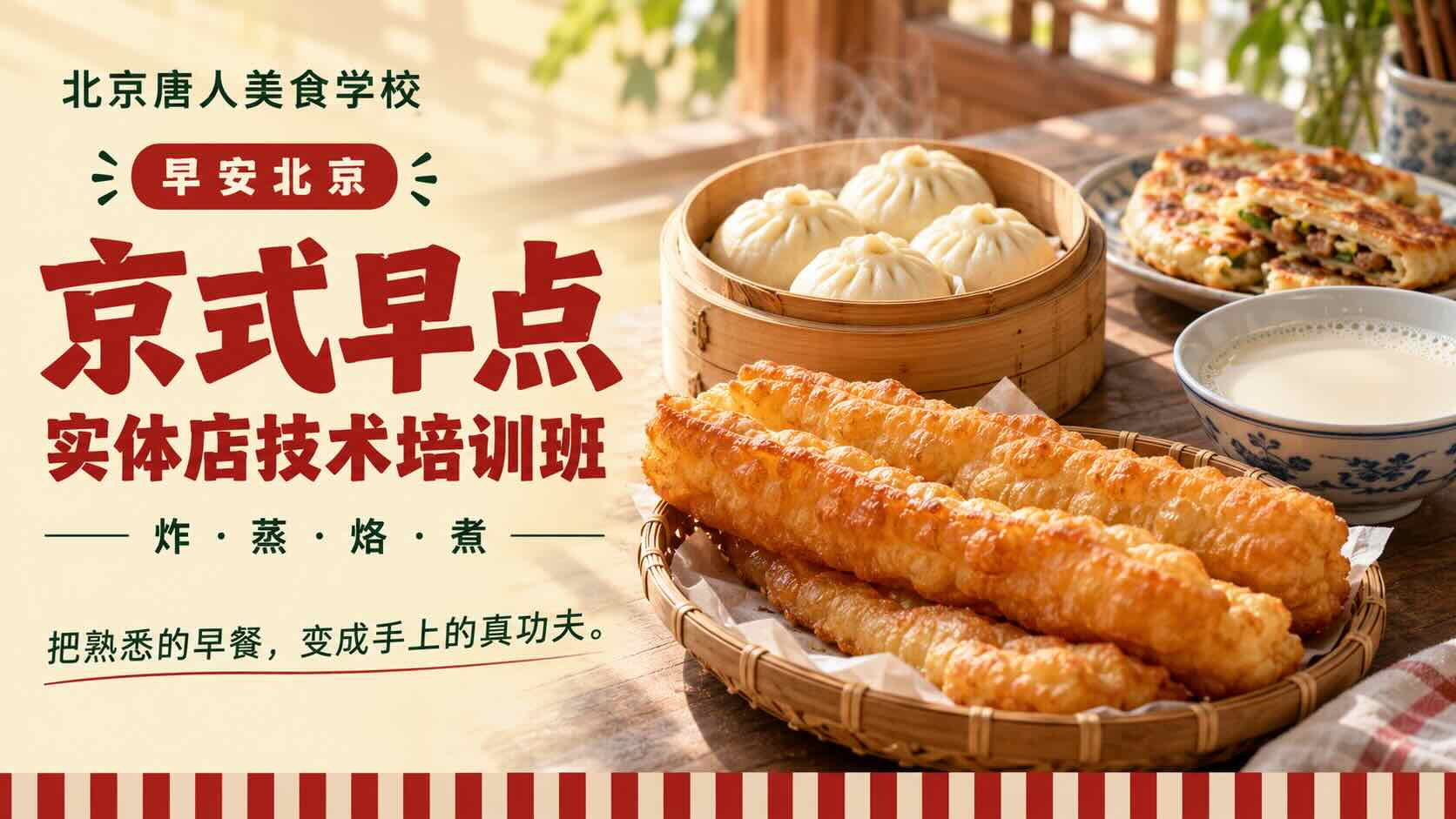 京式早点实体店技术培
